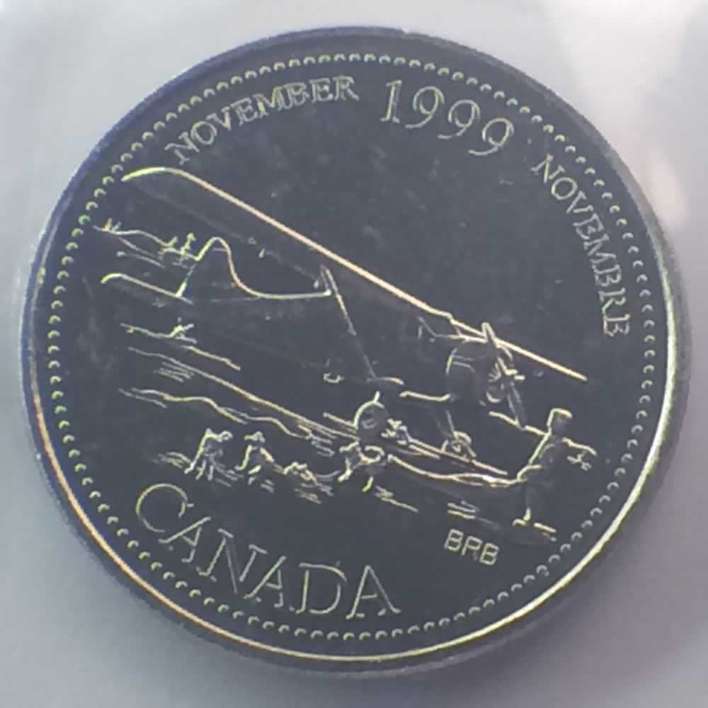 Canada 1999  Millennium - November ( C25C ) - Reverse