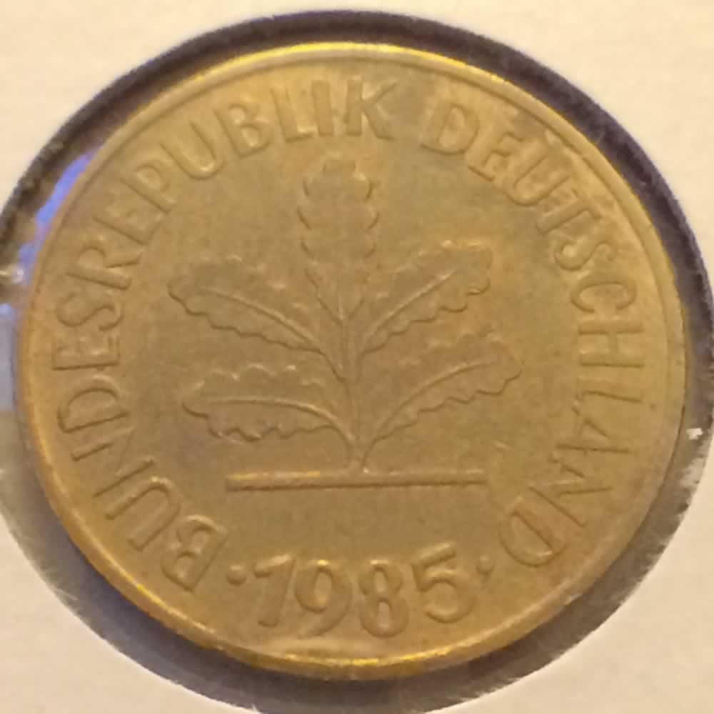 Germany 1985 G 5 Pfennig ( 5pf ) - Reverse