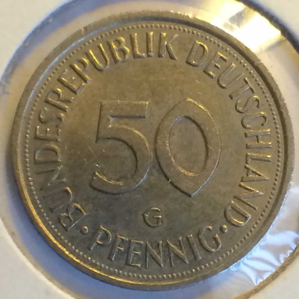 Germany 1990 G 50 Pfenning ( 50pf ) - Reverse