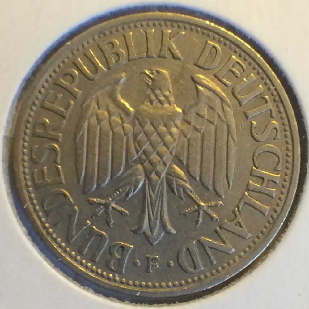 Germany 1950 F 1 Deutsche Mark ( DM 1 ) - Reverse
