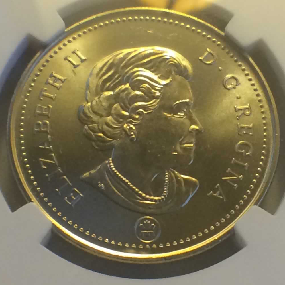 Canada 2010  Canadian Fifty Cents ( C50C ) - Obverse