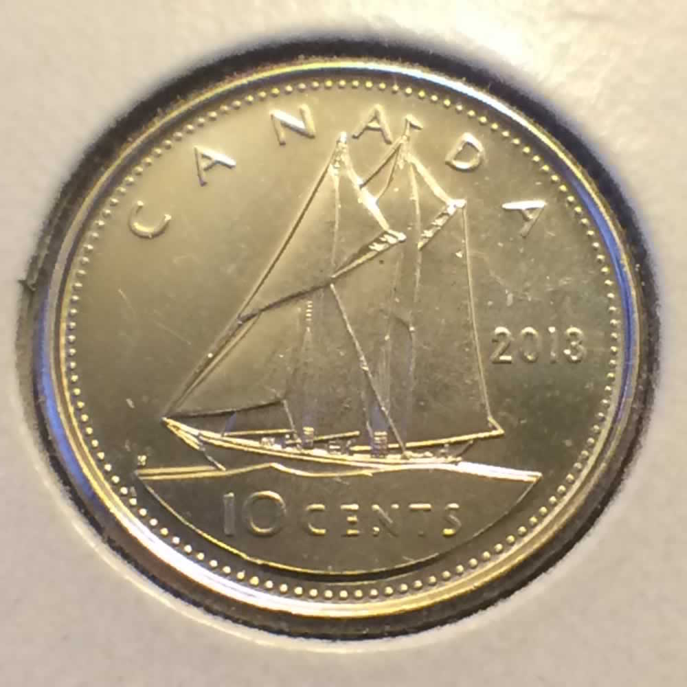 Canada 2013  Canadian Dime ( C10C ) - Reverse