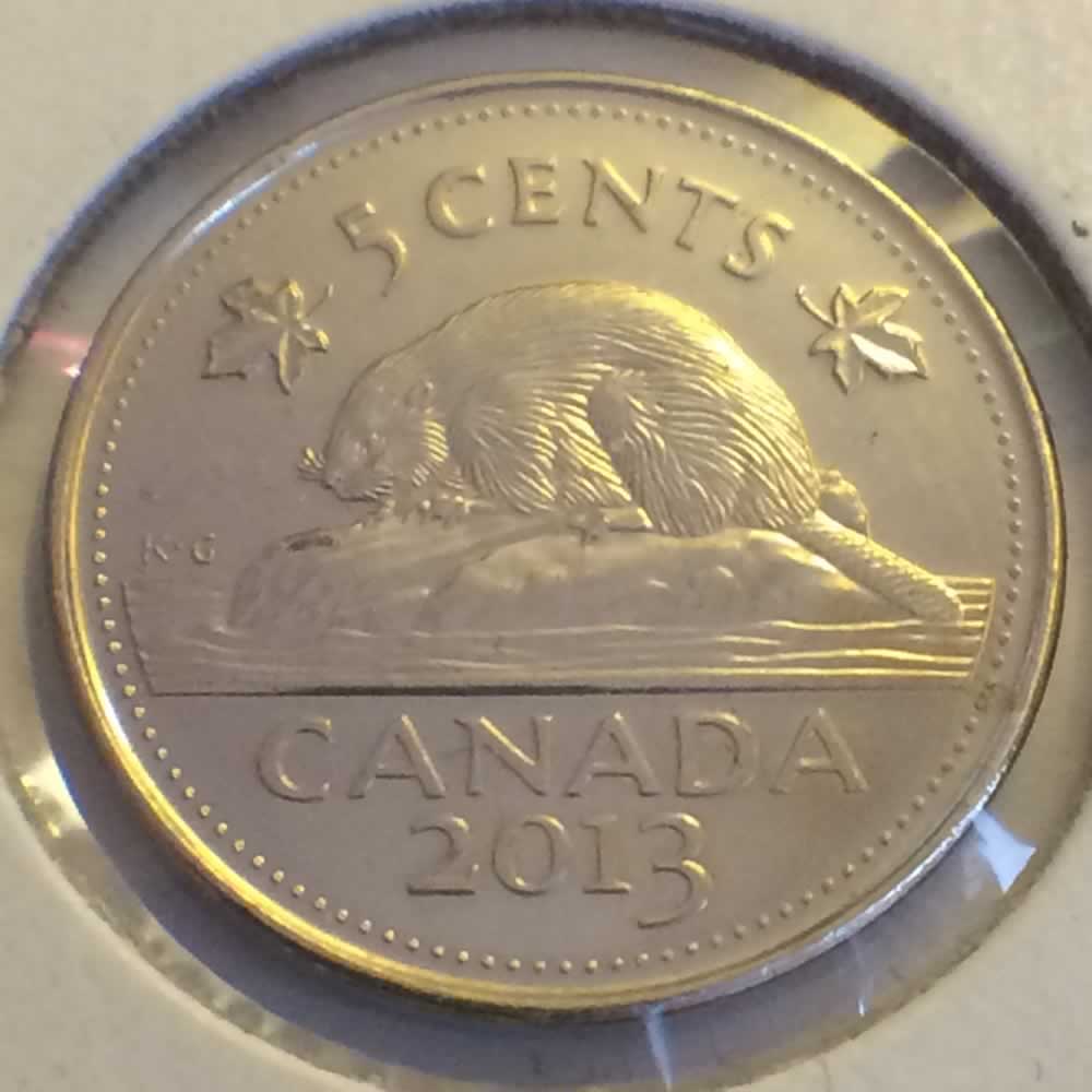 Canada 2013  Canadian Nickel ( C5C ) - Reverse