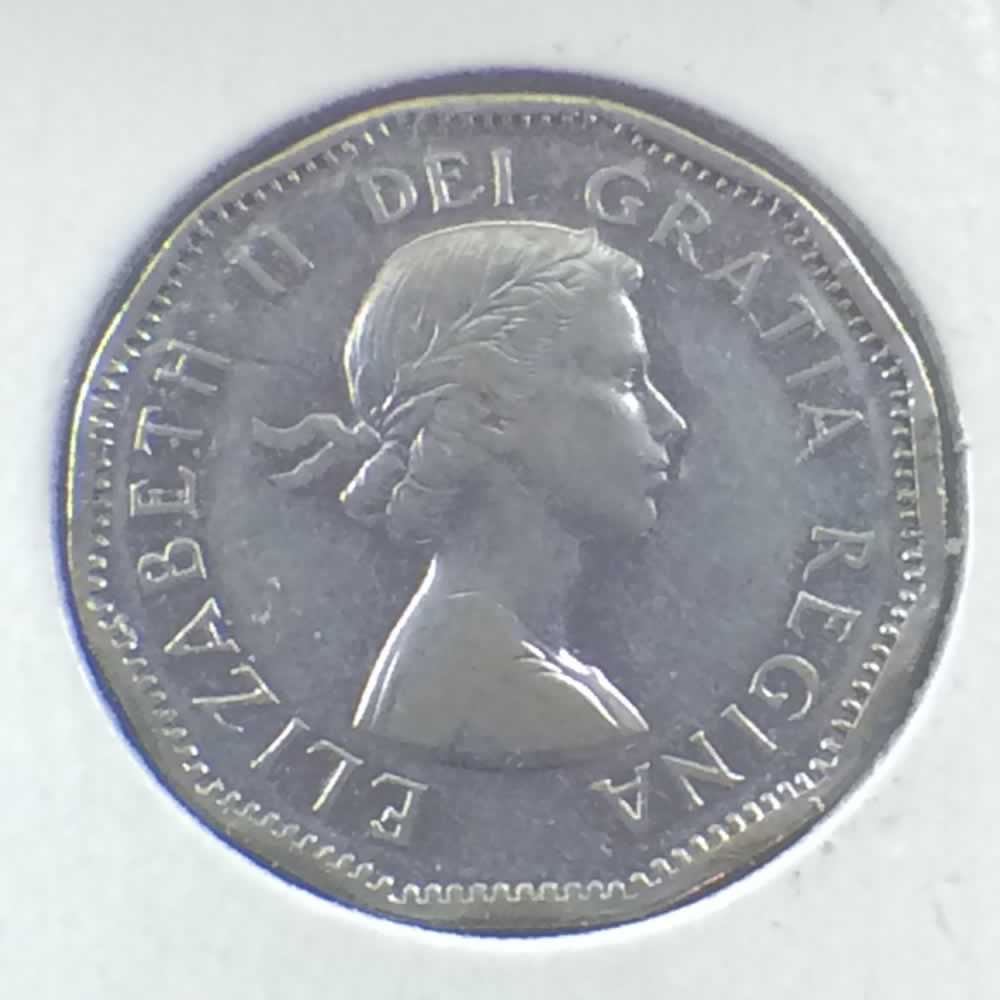 Canada 1954  Canadian 5 Cents - SF ( C5C ) - Obverse