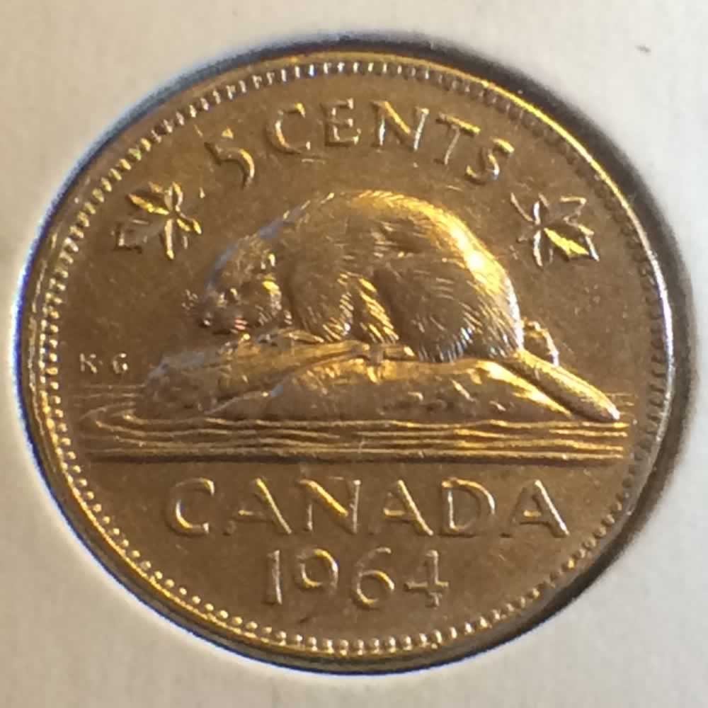 Canada 1964  Canadian Nickel ( C5C ) - Reverse