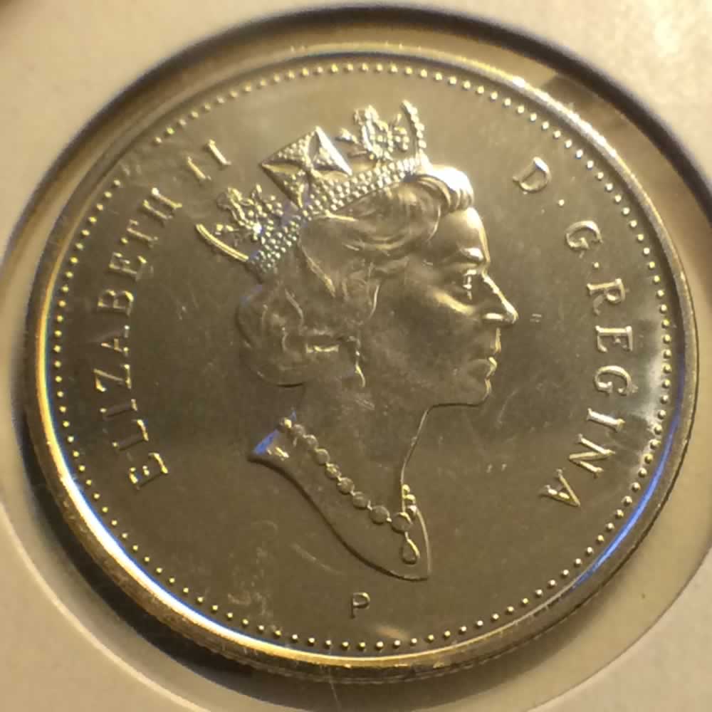 Canada 2001 P Canadian 50 Cents ( C50C ) - Obverse