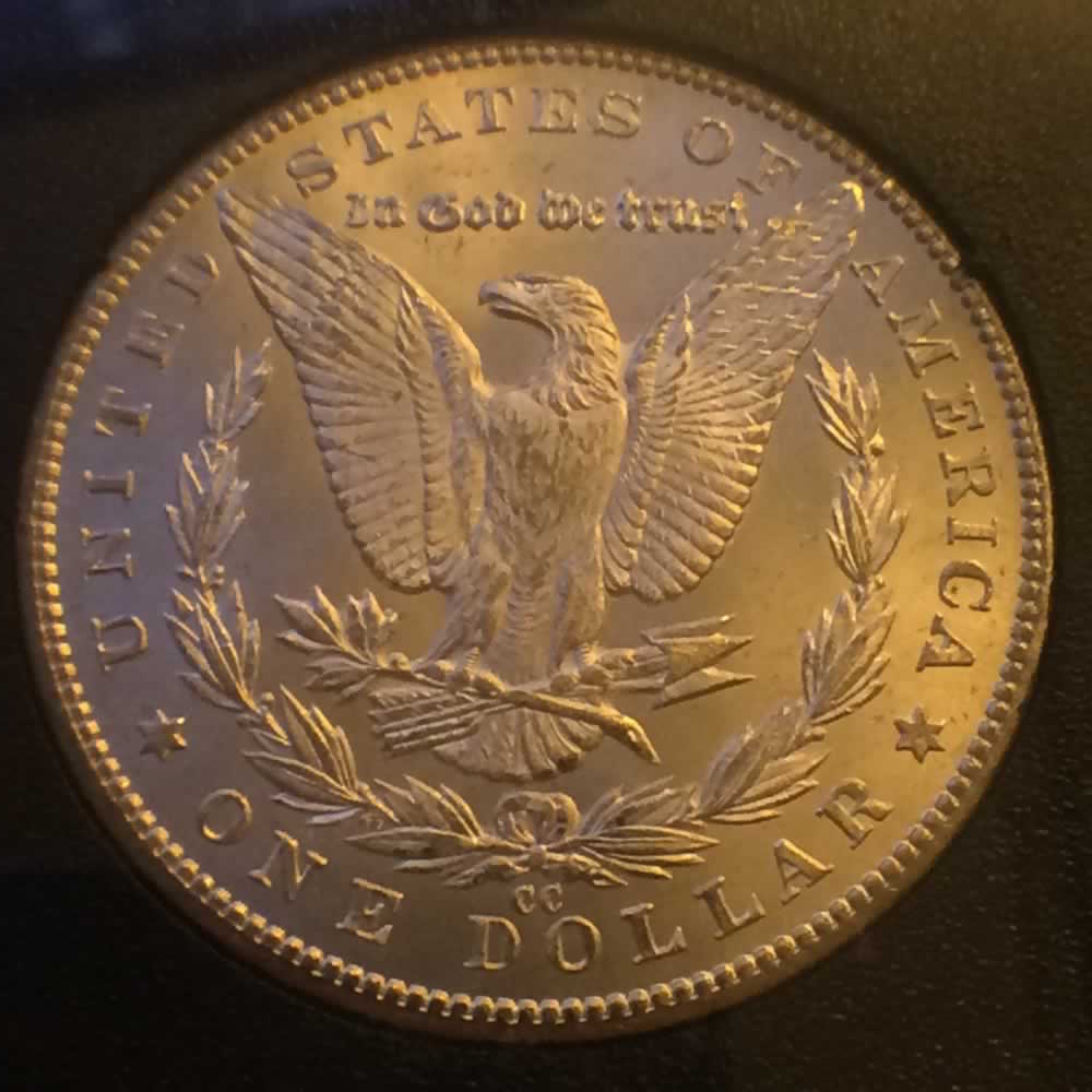 US 1884 CC Morgan Dollar ( S$1 ) - Reverse