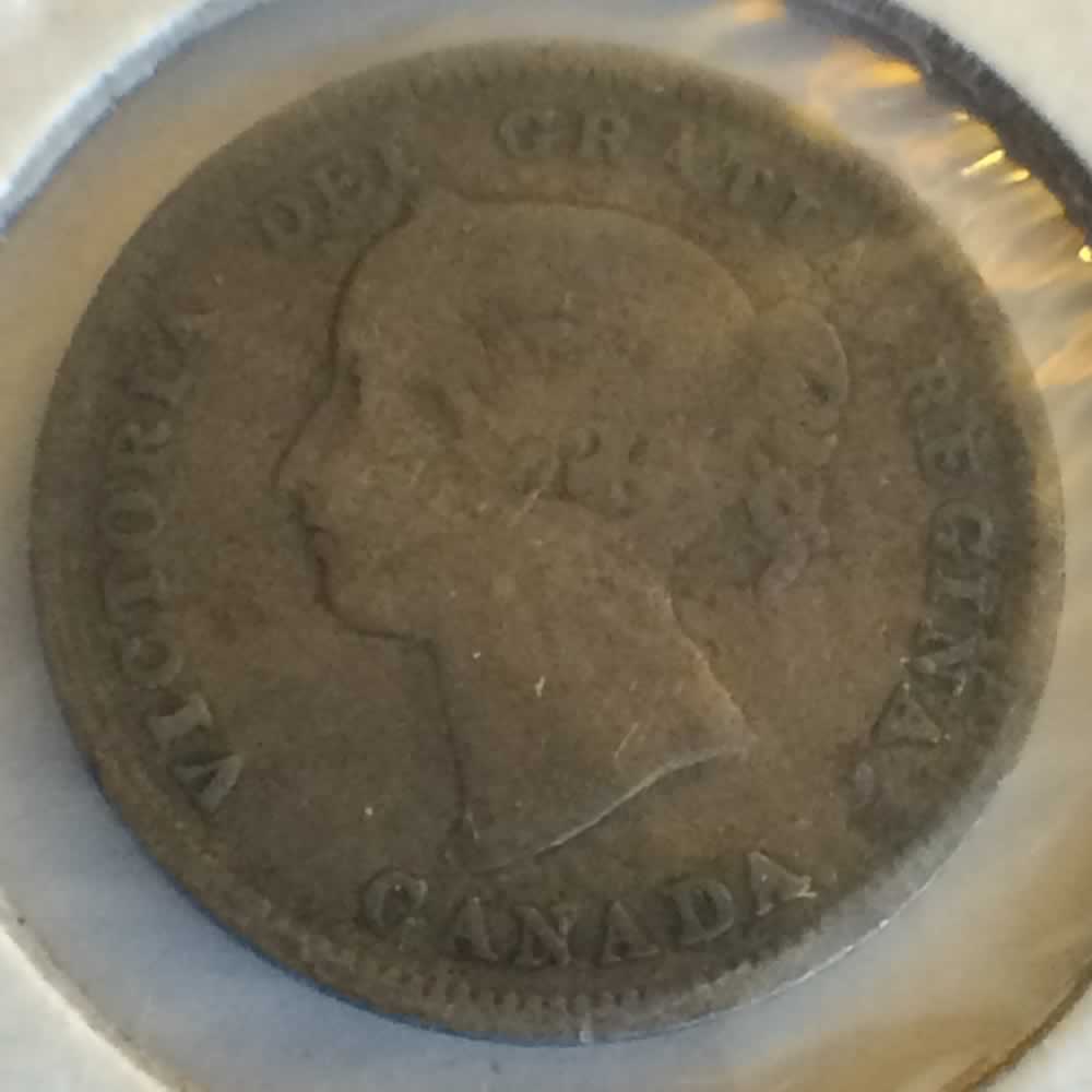 Canada 1888  Victoria Nickel ( CS5C ) - Obverse