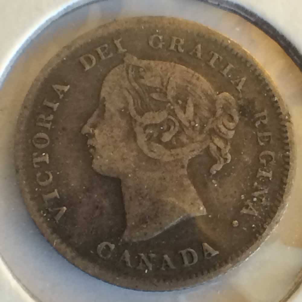 Canada 1899  Victoria Nickel ( CS5C ) - Obverse