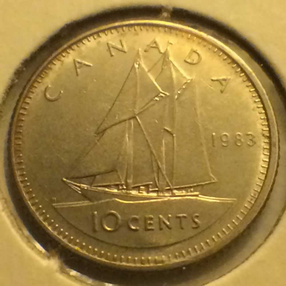 Canada 1983  Canadian Ten Cents ( C10C ) - Reverse
