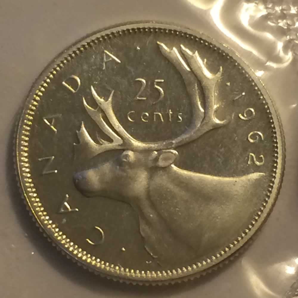 Canada 1962  Canadian Quarter RCM ( CS25C ) - Reverse