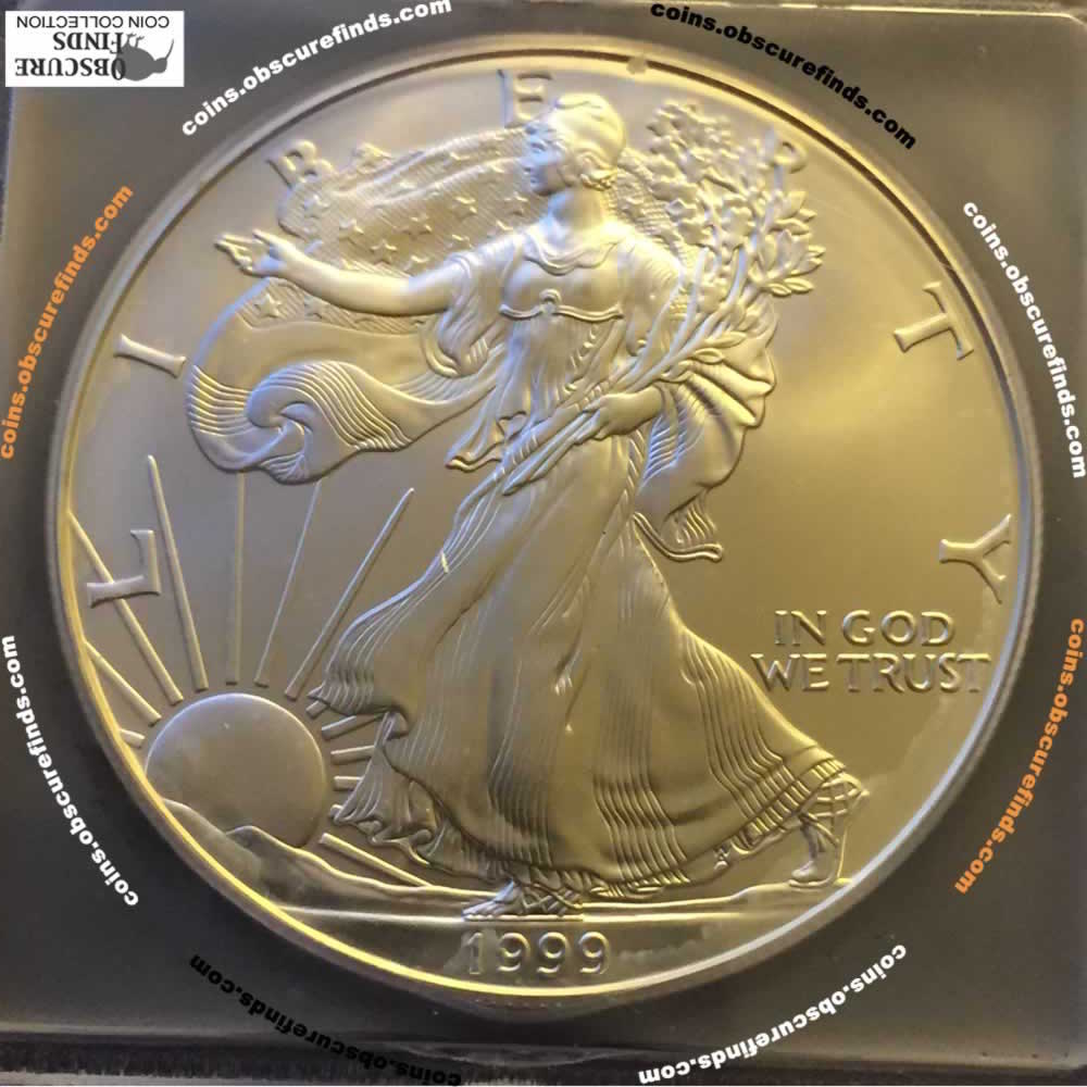 US 1999  Silver Eagle ( S$1 ) - Obverse
