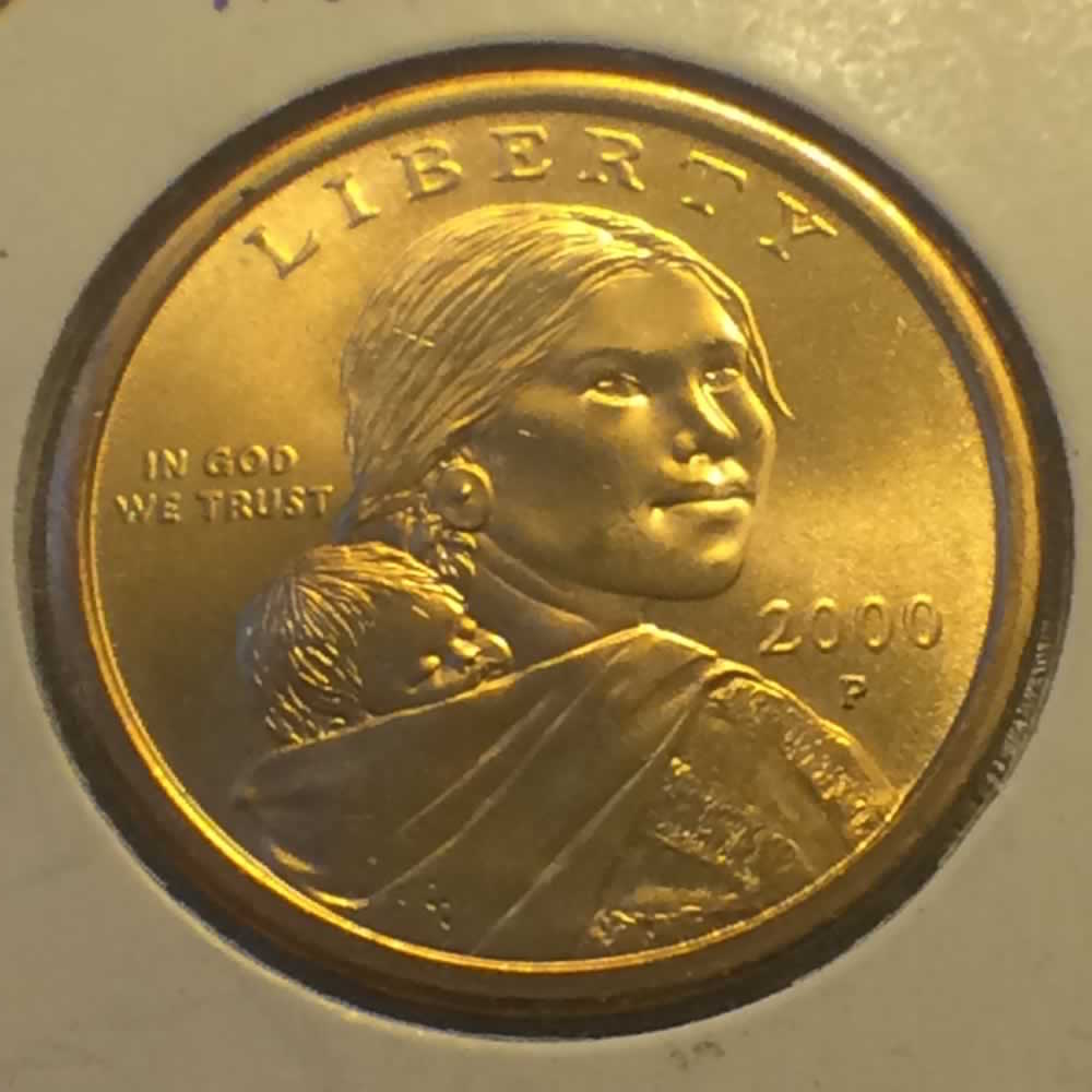 US 2000 P Sacagawea Dollar ( $1 ) - Obverse