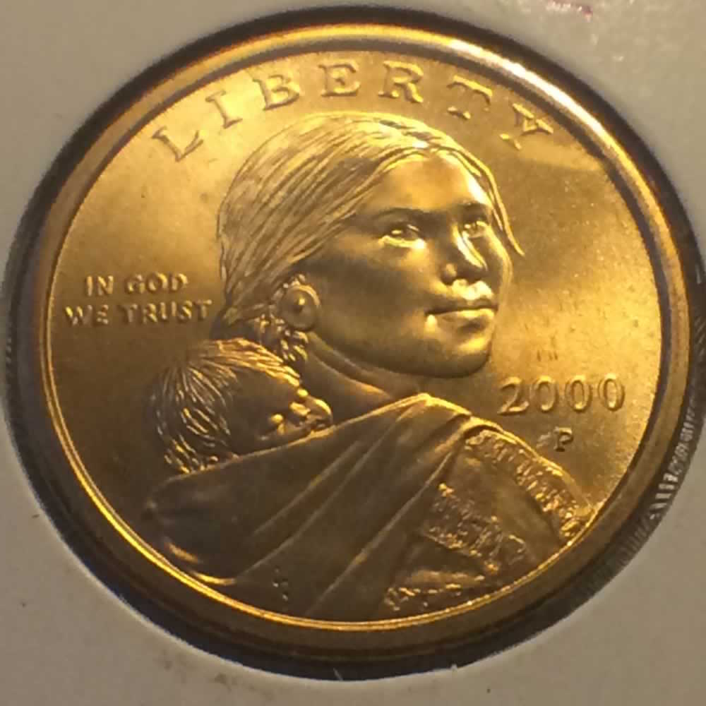 US 2000 P Sacagawea Dollar ( $1 ) - Obverse