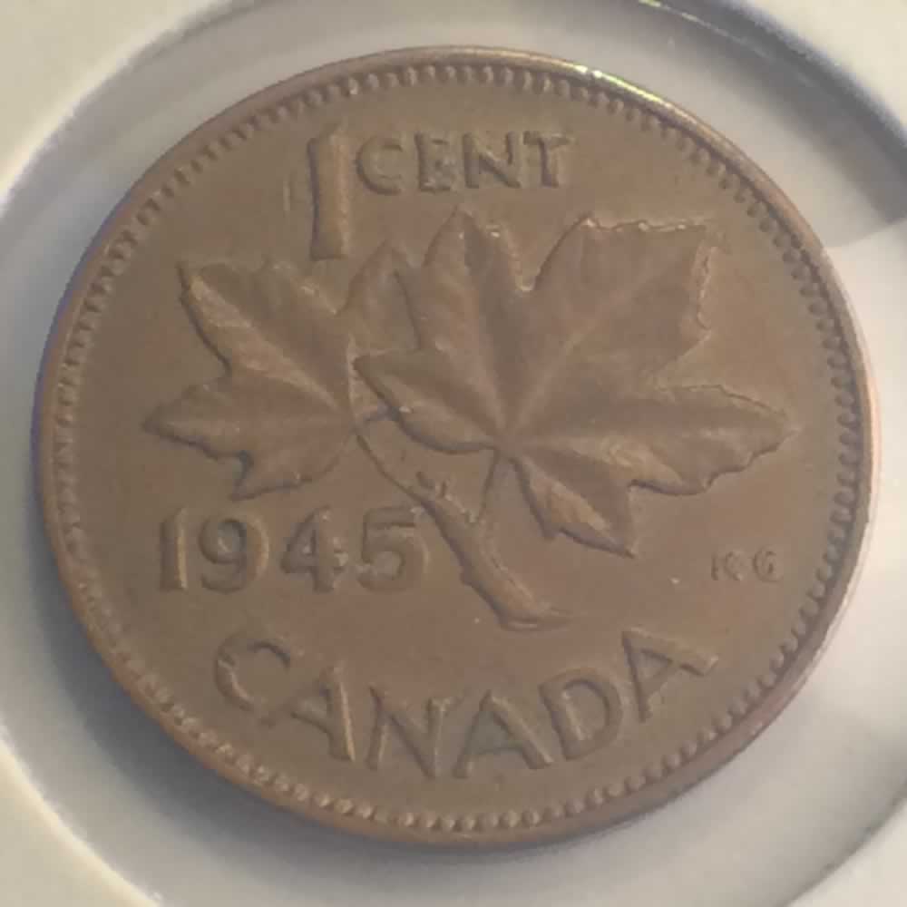 Canada 1945  George VI - Canadian Cent ( C1C ) - Reverse