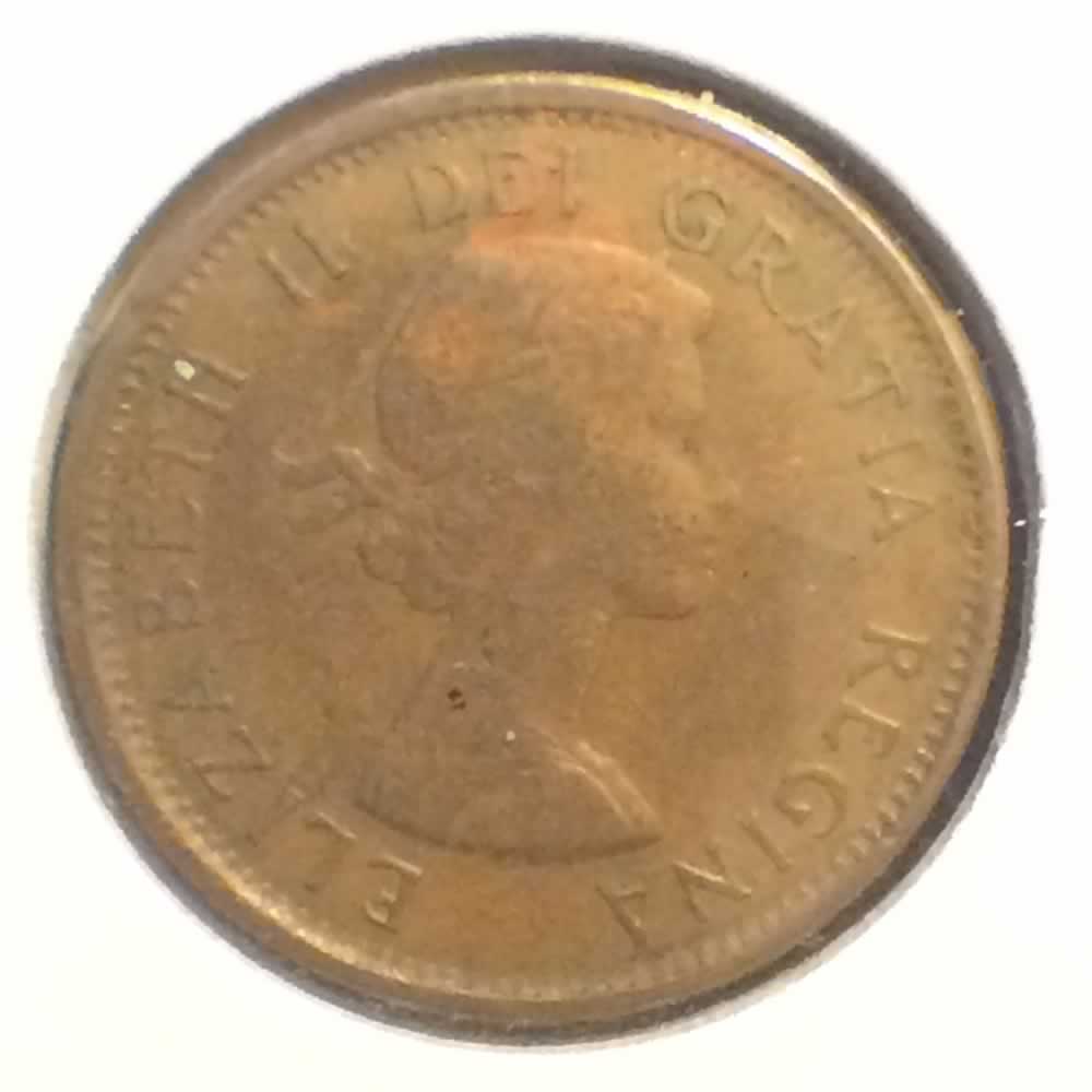 Canada 1961  Canadian 1 Cent ( C1C ) - Obverse