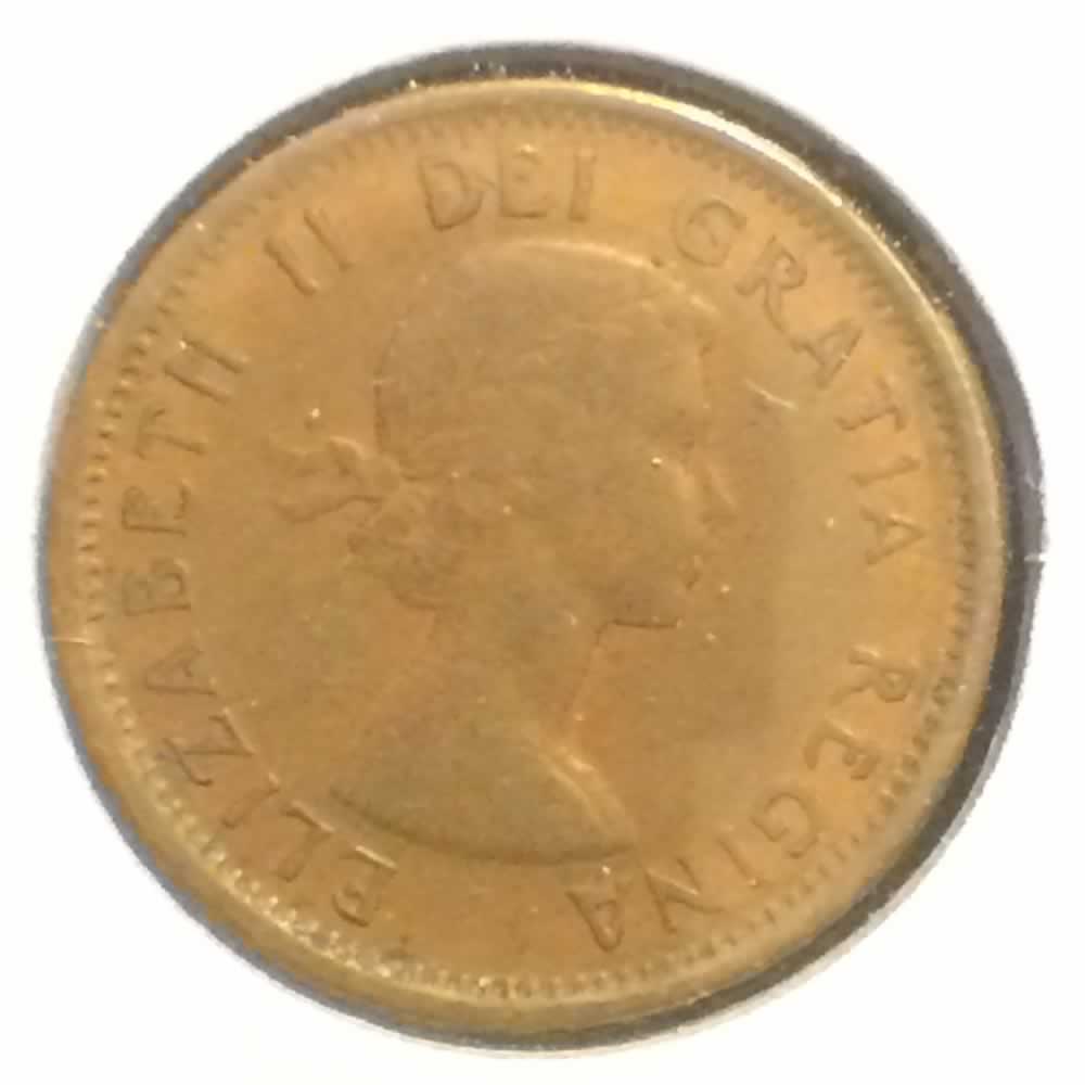 Canada 1958  Canadian 1 Cent ( C1C ) - Obverse