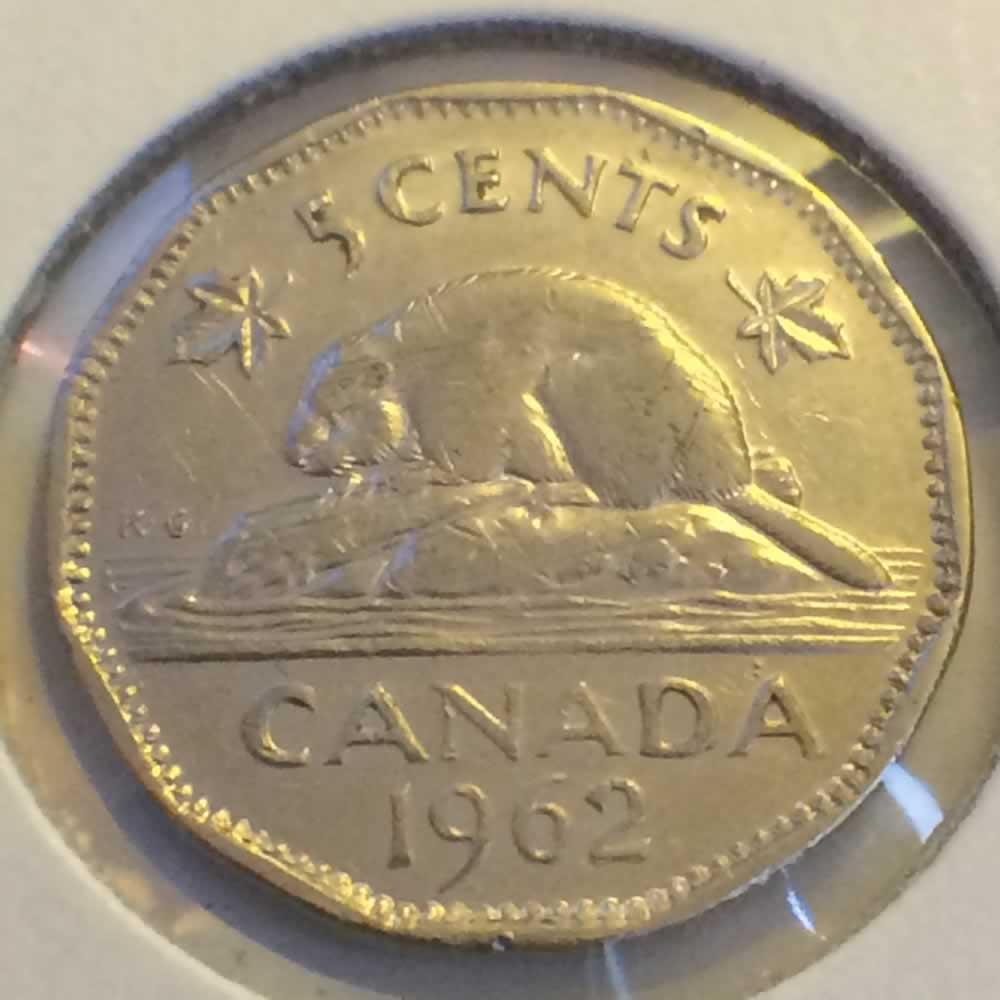 Canada 1962  Canadian Nickel - Double 2 ( C5C ) - Reverse