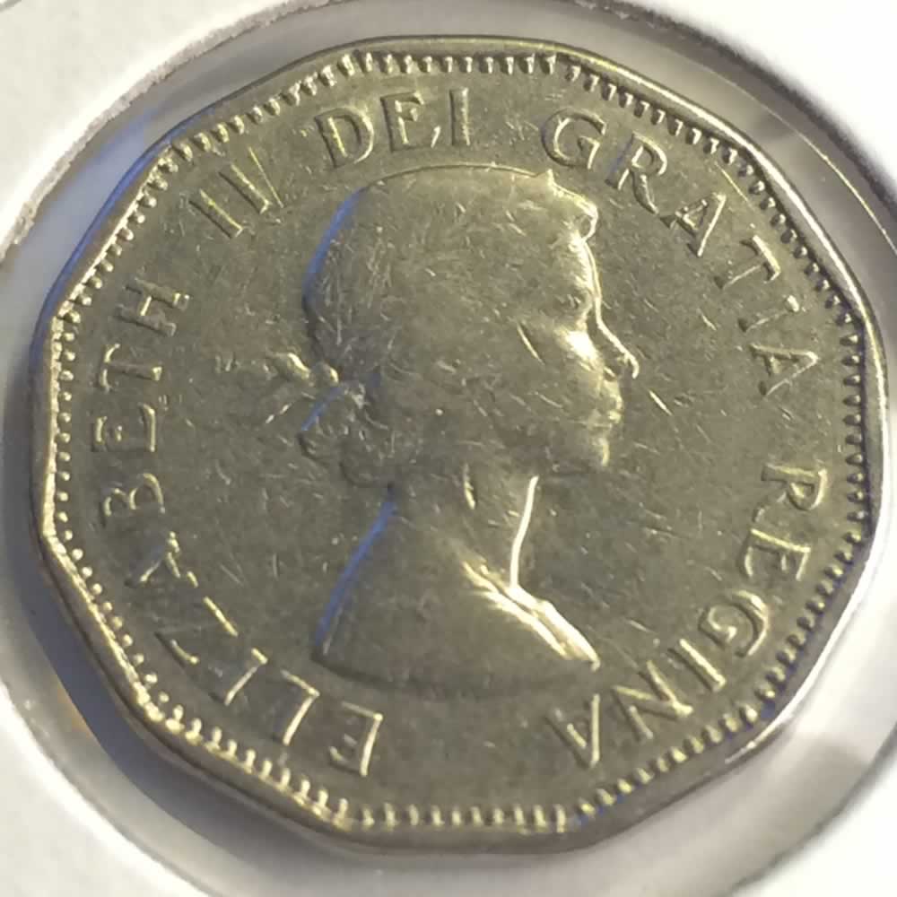 Canada 1960  Canadian Five Cent ( C5C ) - Obverse