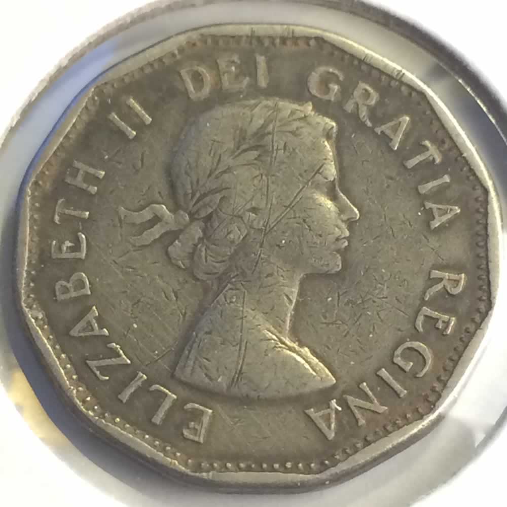 Canada 1961  Canadian Five Cent ( C5C ) - Obverse