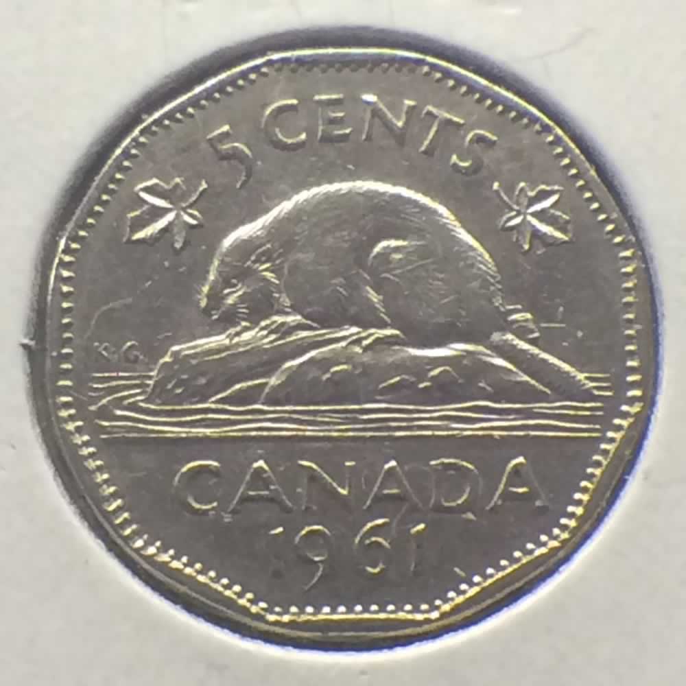 Canada 1961  Canadian 5 Cents ( C5C ) - Reverse