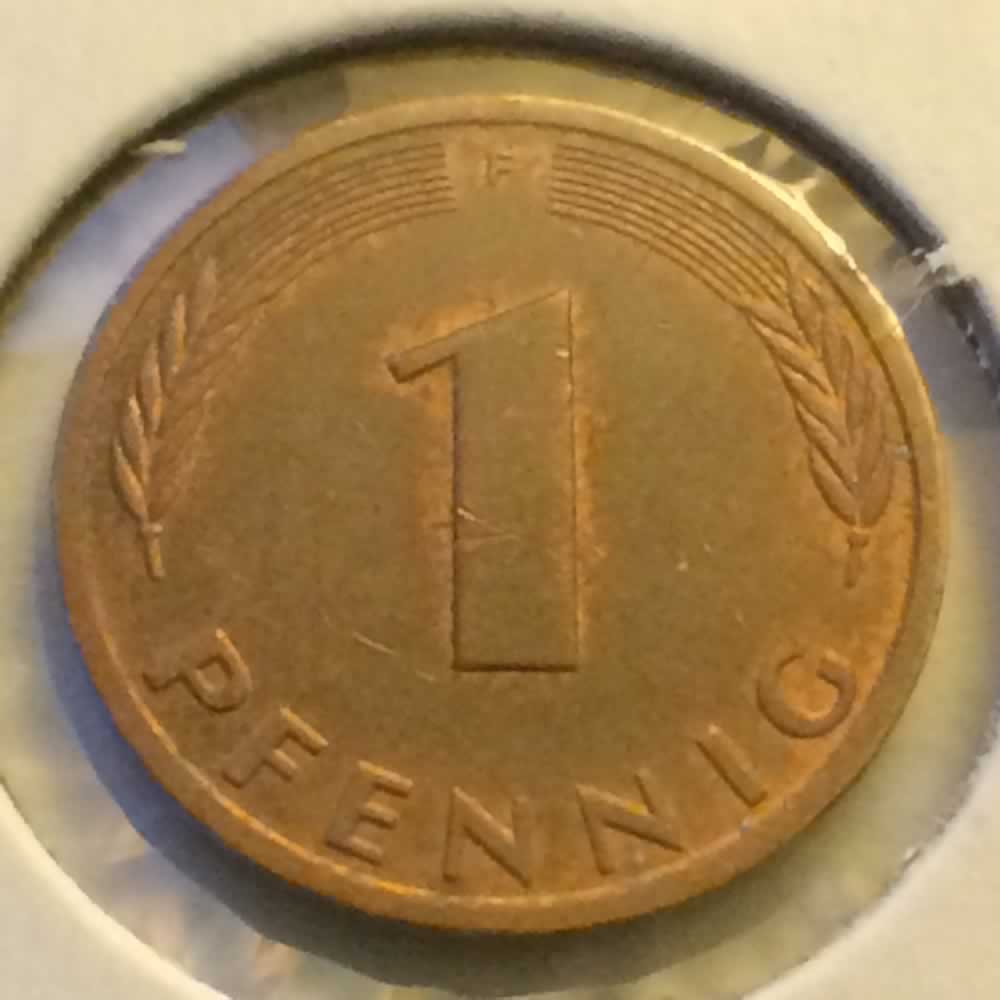Germany 1987 F 1 Pfennig ( 1pf ) - Obverse