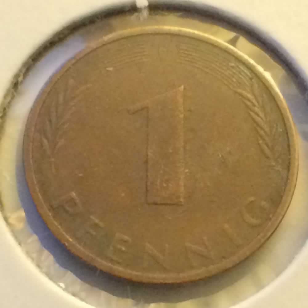 Germany 1973 F 1 Pfennig ( 1pf ) - Obverse