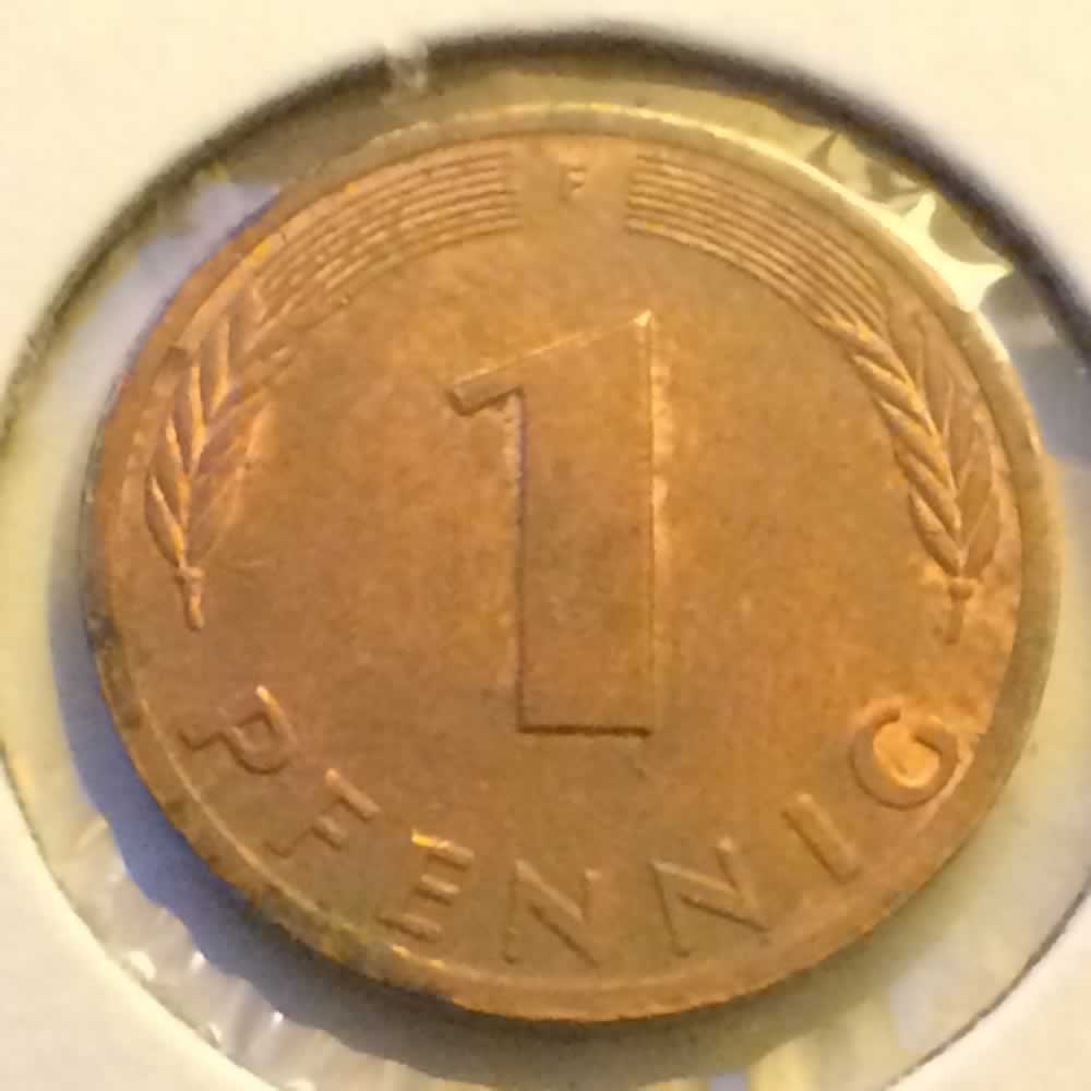 Germany 1978 F 1 Pfennig ( 1pf ) - Obverse
