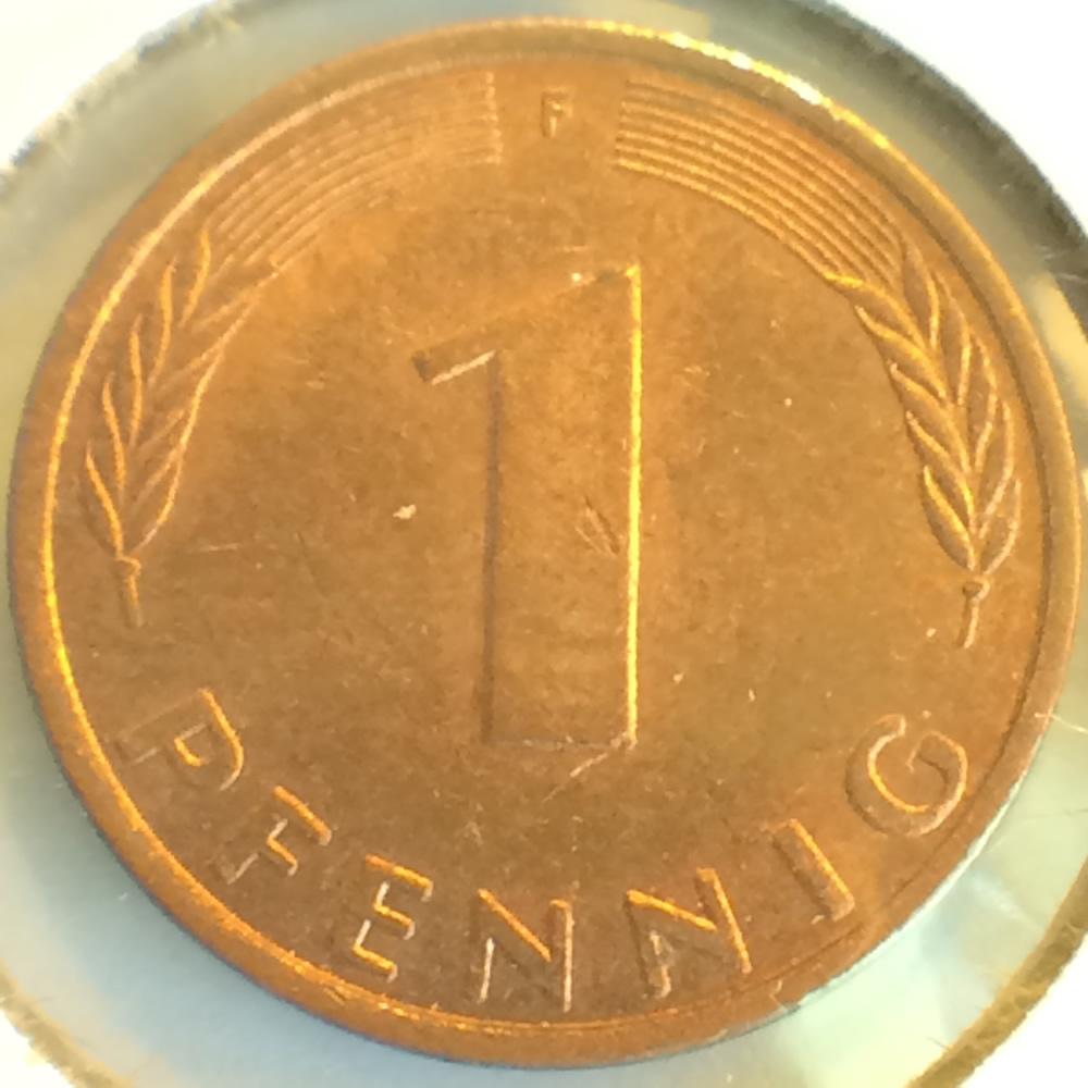 Germany 1995 F 1 Pfennig ( 1pf ) - Obverse